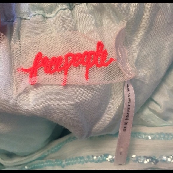 Free People baby blue fairy sequence dress - Picture 5 of 5